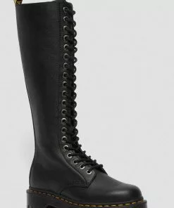 Dr. Martens 1B60 Bex Pisa 20-Gaats Platform Boots Black New In