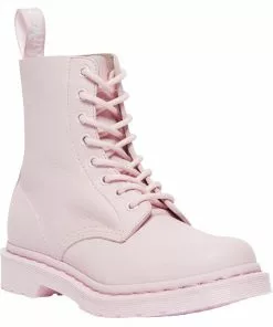 New In Dr. Martens 1460 Pascal Virginia Soft Leather Boots Chalk Pink