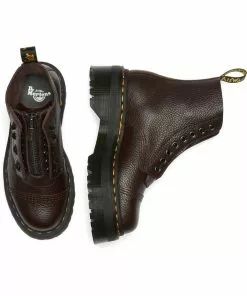 Dr. Martens Sinclair Nappa Leather Plateau Boots Burgundy New In 13 Dr. Martens Sinclair Nappa Leather Plateau Boots Burgundy New In