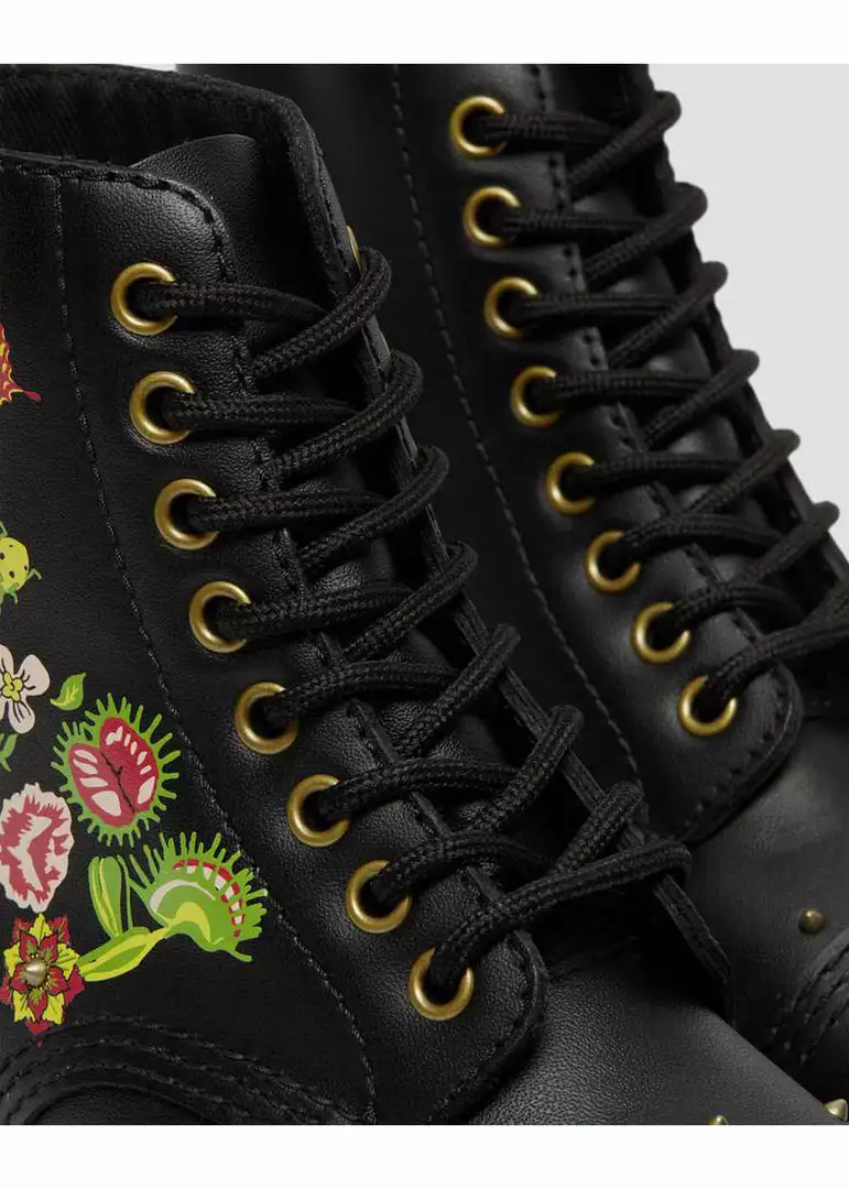 Dr. Martens Sinclair Bloom Leather Platform Boots Black New In 6 Dr. Martens Sinclair Bloom Leather Platform Boots Black New In