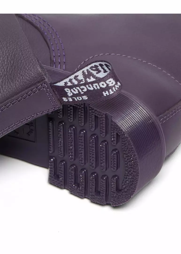 New In Dr. Martens 1460 Pascal Mono Virginia Soft Leather Boots Blackcurrent Purple 4 New In Dr. Martens 1460 Pascal Mono Virginia Soft Leather Boots Blackcurrent Purple