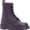 New In Dr. Martens 1460 Pascal Mono Virginia Soft Leather Boots Blackcurrent Purple 1 New In Dr. Martens 1460 Pascal Mono Virginia Soft Leather Boots Blackcurrent Purple
