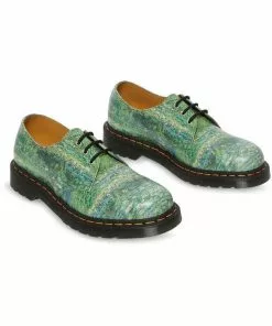 New In Dr. Martens X National Gallery 1461 Monet Lily Pond Shoes Multi 14 New In Dr. Martens X National Gallery 1461 Monet Lily Pond Shoes Multi