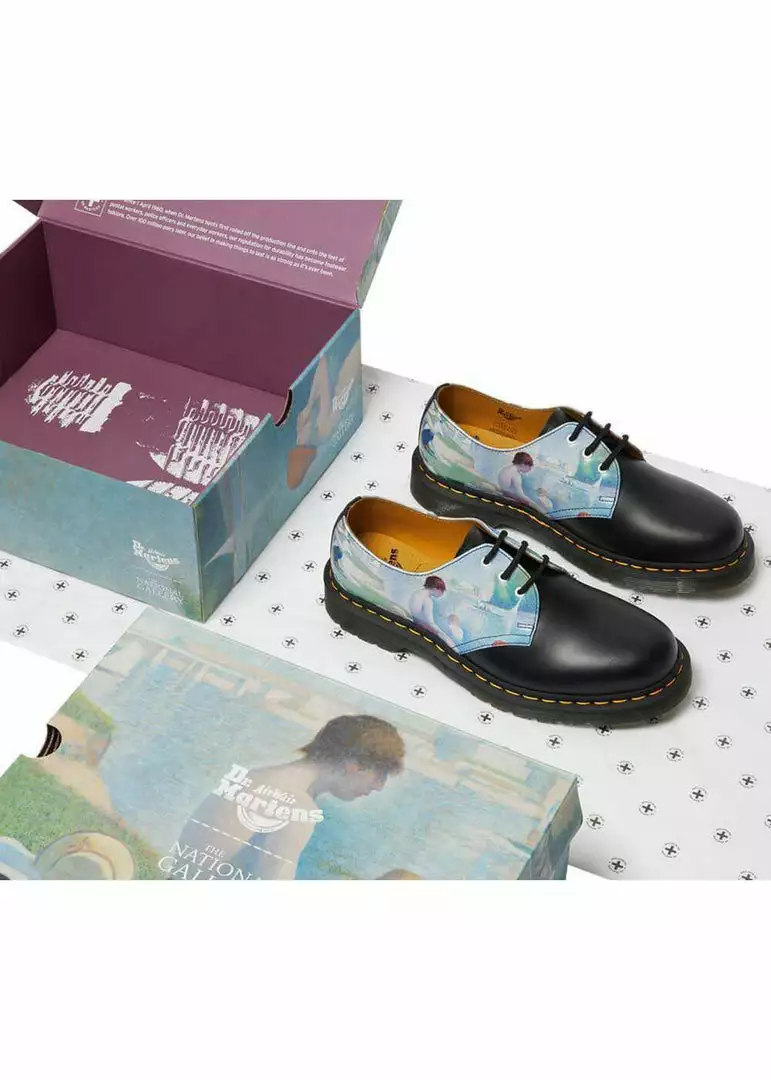 Dr. Martens X National Gallery 1461 Seurat Bathers Shoes Multi New In 6 Dr. Martens X National Gallery 1461 Seurat Bathers Shoes Multi New In