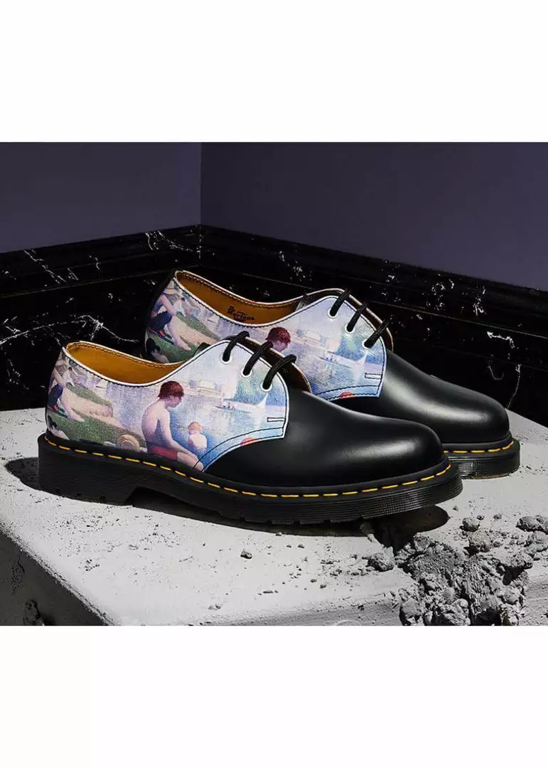 Dr. Martens X National Gallery 1461 Seurat Bathers Shoes Multi New In 4 Dr. Martens X National Gallery 1461 Seurat Bathers Shoes Multi New In