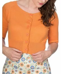 Banned Raven 50's Cardigan Orange New In