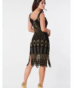 Gatsbylady Molly 1920's Flapper Dress Black 11 Gatsbylady Molly 1920's Flapper Dress Black