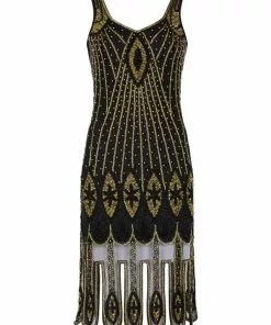 Gatsbylady Molly 1920's Flapper Dress Black 15 Gatsbylady Molly 1920's Flapper Dress Black