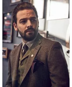 New In Gibson London Martin Check Colbert Jacket Green 11 New In Gibson London Martin Check Colbert Jacket Green