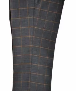 New In Gibson London Oliver Check Trousers Grey 10 New In Gibson London Oliver Check Trousers Grey