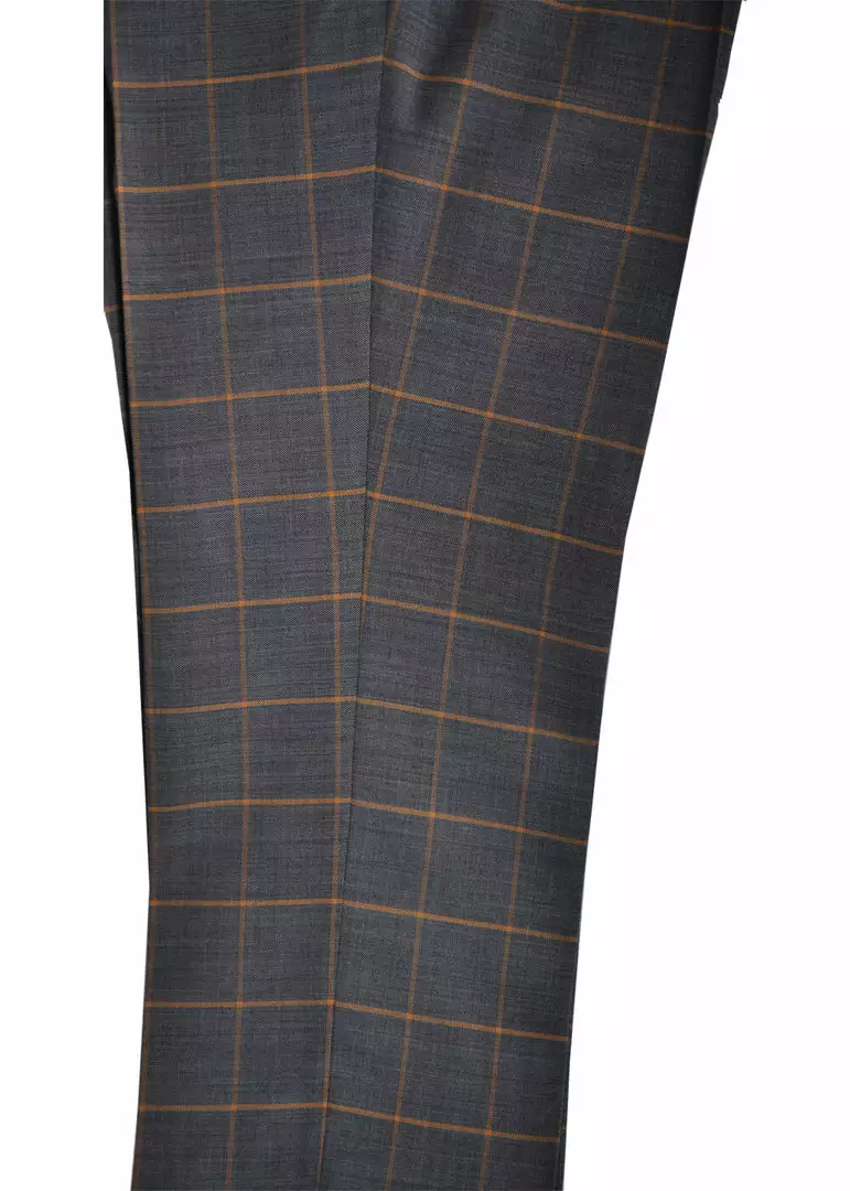 New In Gibson London Oliver Check Trousers Grey 6 New In Gibson London Oliver Check Trousers Grey