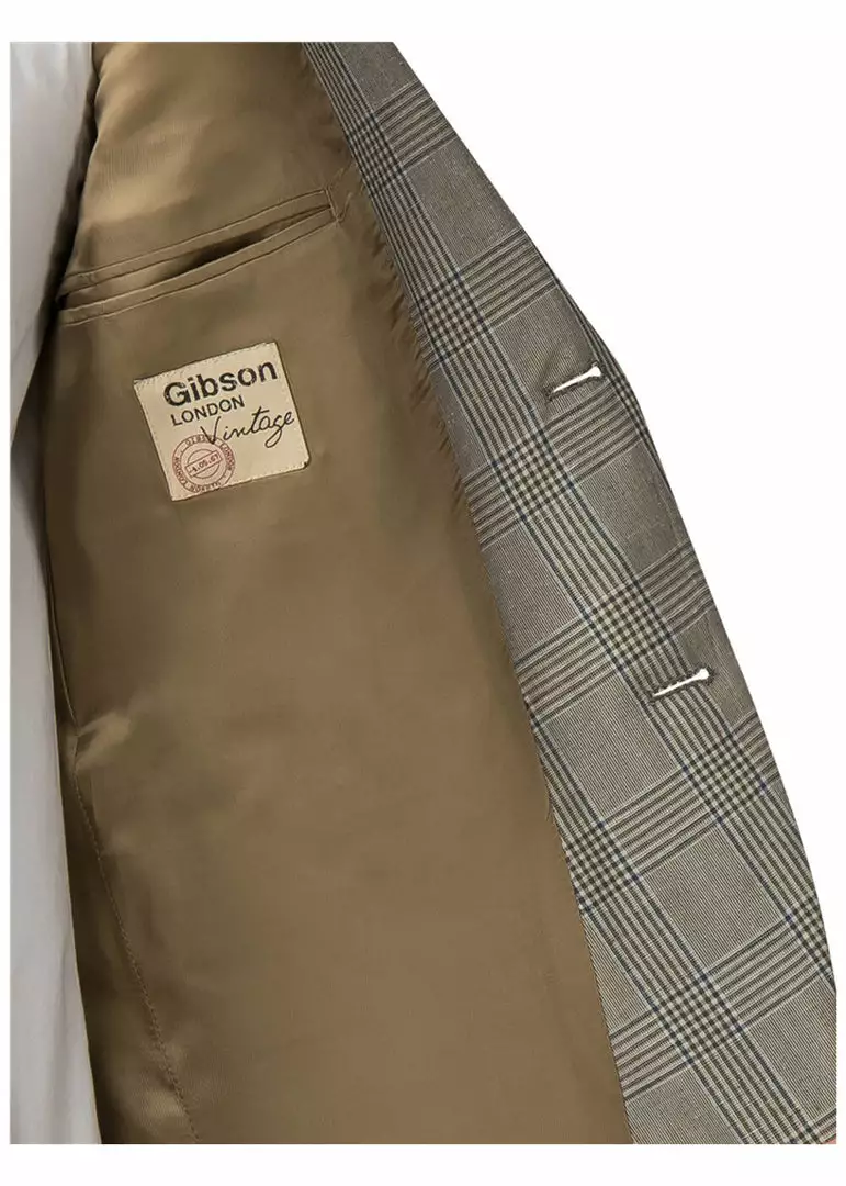 Gibson London Liam Check Colbert Jacket 4 Gibson London Liam Check Colbert Jacket