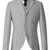 Gibson London Moorgate Striped Jacket New In