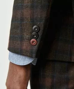 Gibson London William Tartan Jacket Sage Green