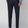 Gibson London Christopher Chalk Stripe Trousers Navy 1 Gibson London Christopher Chalk Stripe Trousers Navy