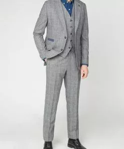 New In Gibson London Daniel Check Jacket Grey