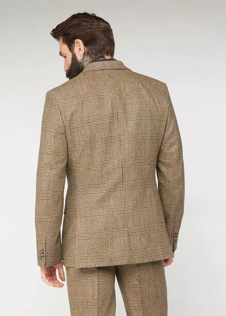 Gibson London Sean Check Jacket Brown 6 Gibson London Sean Check Jacket Brown