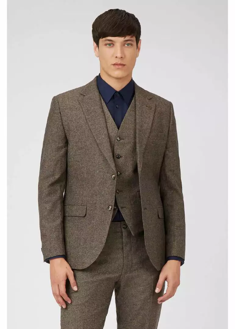 Gibson London Roger Jacket Brown 3 Gibson London Roger Jacket Brown