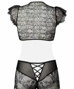 Grey Velvet Sophie Lace Set Black 13 Grey Velvet Sophie Lace Set Black