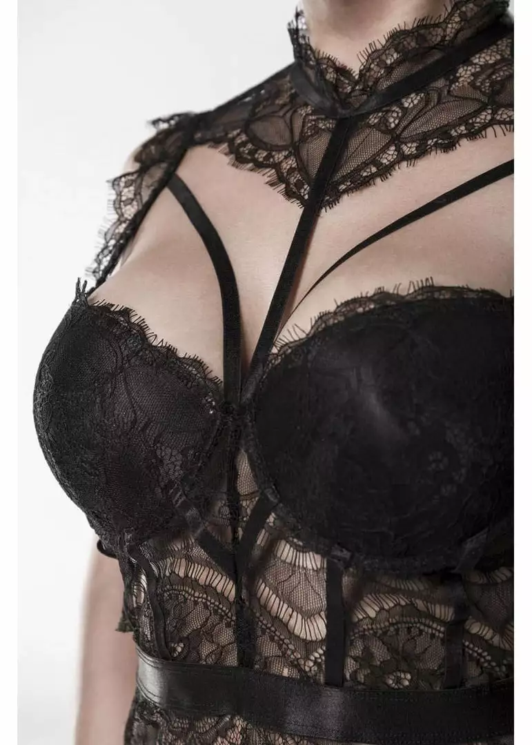 Grey Velvet Tess Lace Set Black 5 Grey Velvet Tess Lace Set Black