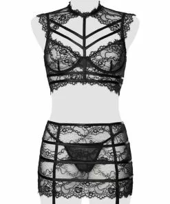 Grey Velvet Lizzy Lace Set Black New In 10 Grey Velvet Lizzy Lace Set Black New In