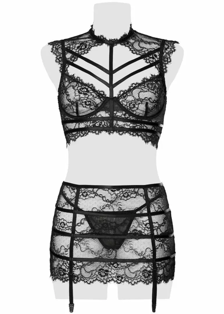Grey Velvet Lizzy Lace Set Black New In 6 Grey Velvet Lizzy Lace Set Black New In