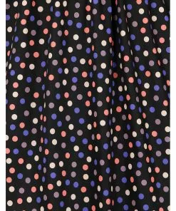 Hearts & Roses Ophelia Polkadot 50's Swing Dress Black New In 10 Hearts & Roses Ophelia Polkadot 50's Swing Dress Black New In