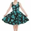 New In Hearts & Roses Kids Rosaceae Swing Dress Black