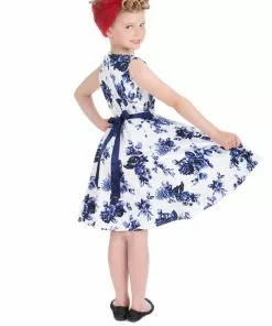 New In Hearts & Roses Kids Rosanne 50's Swing Dress White