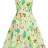 New In Hearts & Roses Kids Luisa Floral Swing Dress Green 1 New In Hearts & Roses Kids Luisa Floral Swing Dress Green