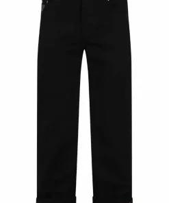 New In Hell Bunny Mens Slim Jim Jeans Black