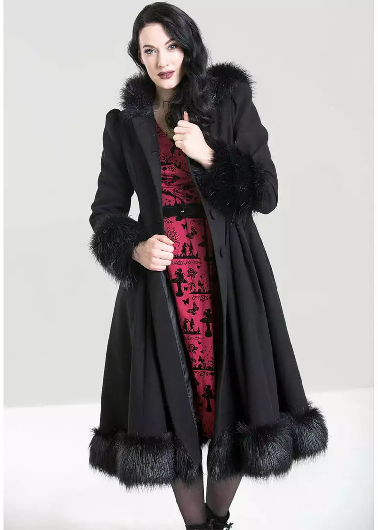 Hell Bunny Elvira 50's Coat Black New In 4 Hell Bunny Elvira 50's Coat Black New In