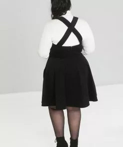 Hell Bunny Wonder Years 60's Pinafore Dress Black 15 Hell Bunny Wonder Years 60's Pinafore Dress Black