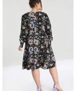 Hell Bunny Moondance 70's Dress Black 14 Hell Bunny Moondance 70's Dress Black
