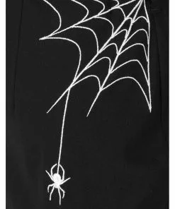 New In Hell Bunny Miss Muffet Spider 50's Pencil Dress Black 10 New In Hell Bunny Miss Muffet Spider 50's Pencil Dress Black