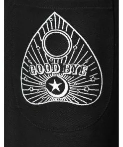 Hell Bunny Samara Ouija 60's Pinafore Dress Black 9 Hell Bunny Samara Ouija 60's Pinafore Dress Black