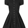 Hell Bunny Samara Ouija 60's Swing Dress Black New In 1 Hell Bunny Samara Ouija 60's Swing Dress Black New In