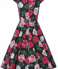 New In Hell Bunny Ruby Roses 50's Swing Dress Black 19 New In Hell Bunny Ruby Roses 50's Swing Dress Black