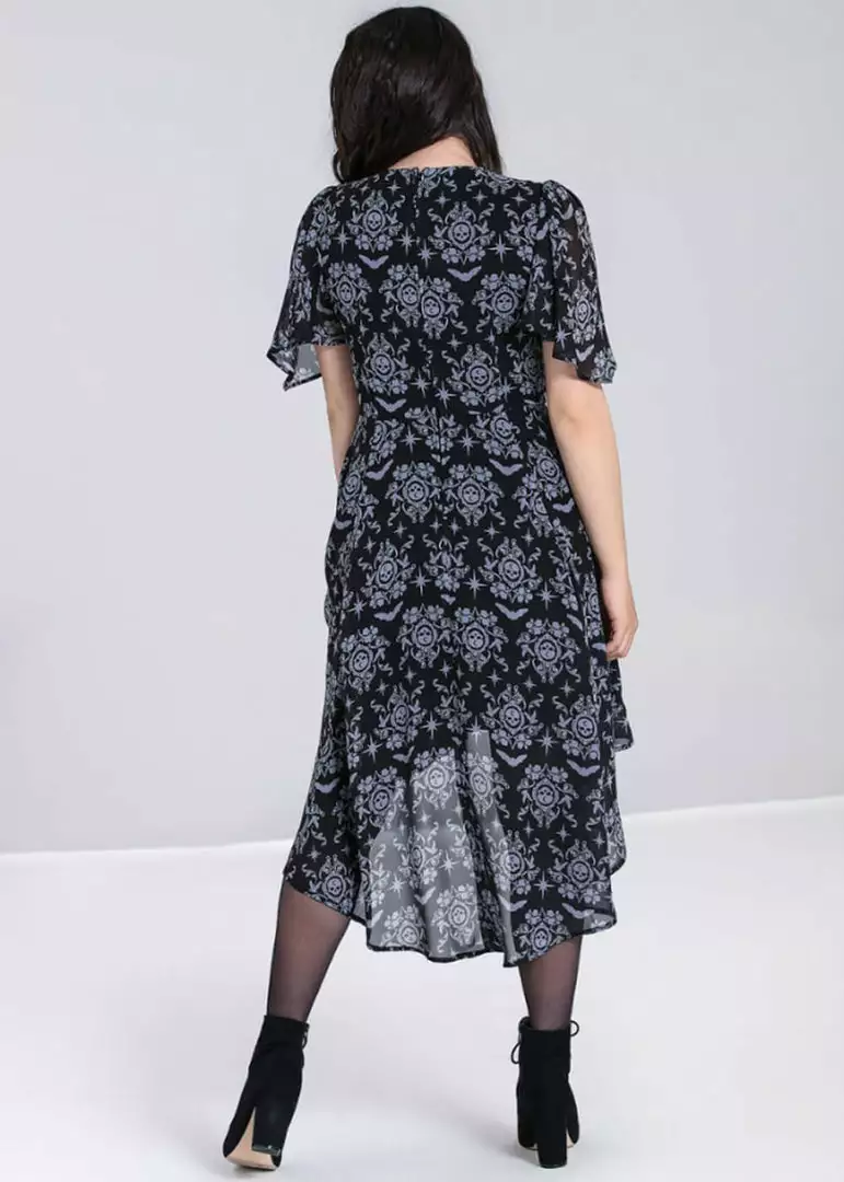 Hell Bunny Lost Whispers 70's Dress Black 7 Hell Bunny Lost Whispers 70's Dress Black