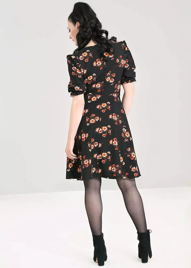 Hell Bunny Orla 40's Dress Black New In 8 Hell Bunny Orla 40's Dress Black New In