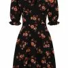 Hell Bunny Orla 40's Dress Black New In