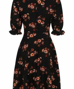 Hell Bunny Orla 40's Dress Black New In 15 Hell Bunny Orla 40's Dress Black New In