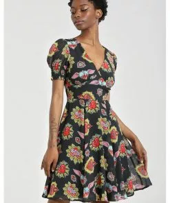 Hell Bunny Amias Sacred Heart 60's Dress Black New In 19 Hell Bunny Amias Sacred Heart 60's Dress Black New In