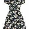 Hell Bunny Daisy 60's Mini Dress Black New In 2 Hell Bunny Daisy 60's Mini Dress Black New In