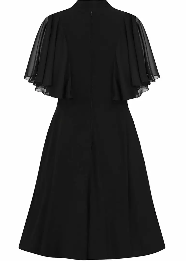 Hell Bunny Isabelle 70's Dress Black 7 Hell Bunny Isabelle 70's Dress Black