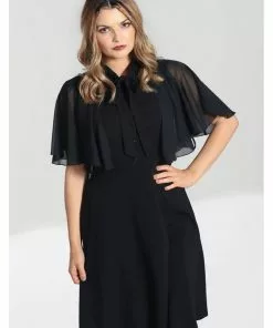 Hell Bunny Isabelle 70's Dress Black 16 Hell Bunny Isabelle 70's Dress Black