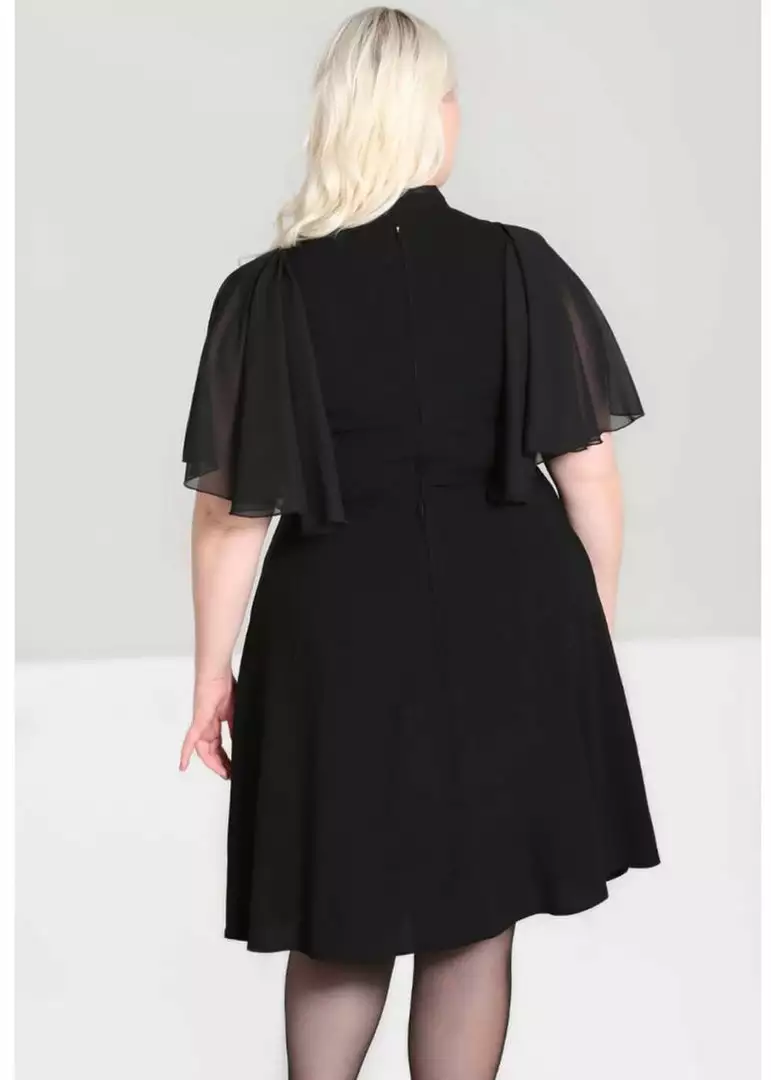 Hell Bunny Isabelle 70's Dress Black 11 Hell Bunny Isabelle 70's Dress Black