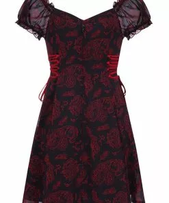 Hell Bunny Clarice Snake 60's Mini Dress Black New In 18 Hell Bunny Clarice Snake 60's Mini Dress Black New In