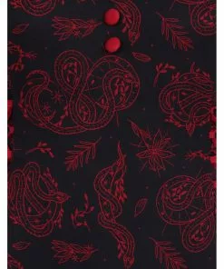 Hell Bunny Clarice Snake 60's Mini Dress Black New In 14 Hell Bunny Clarice Snake 60's Mini Dress Black New In