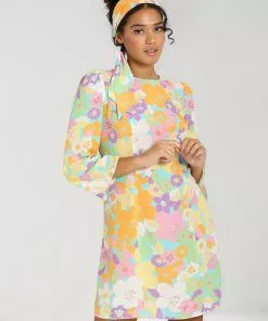 Hell Bunny Florette 60's Mini Dress Multi